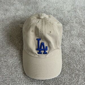 Genuine Merchandise Tan Cap with Blue Embroidery